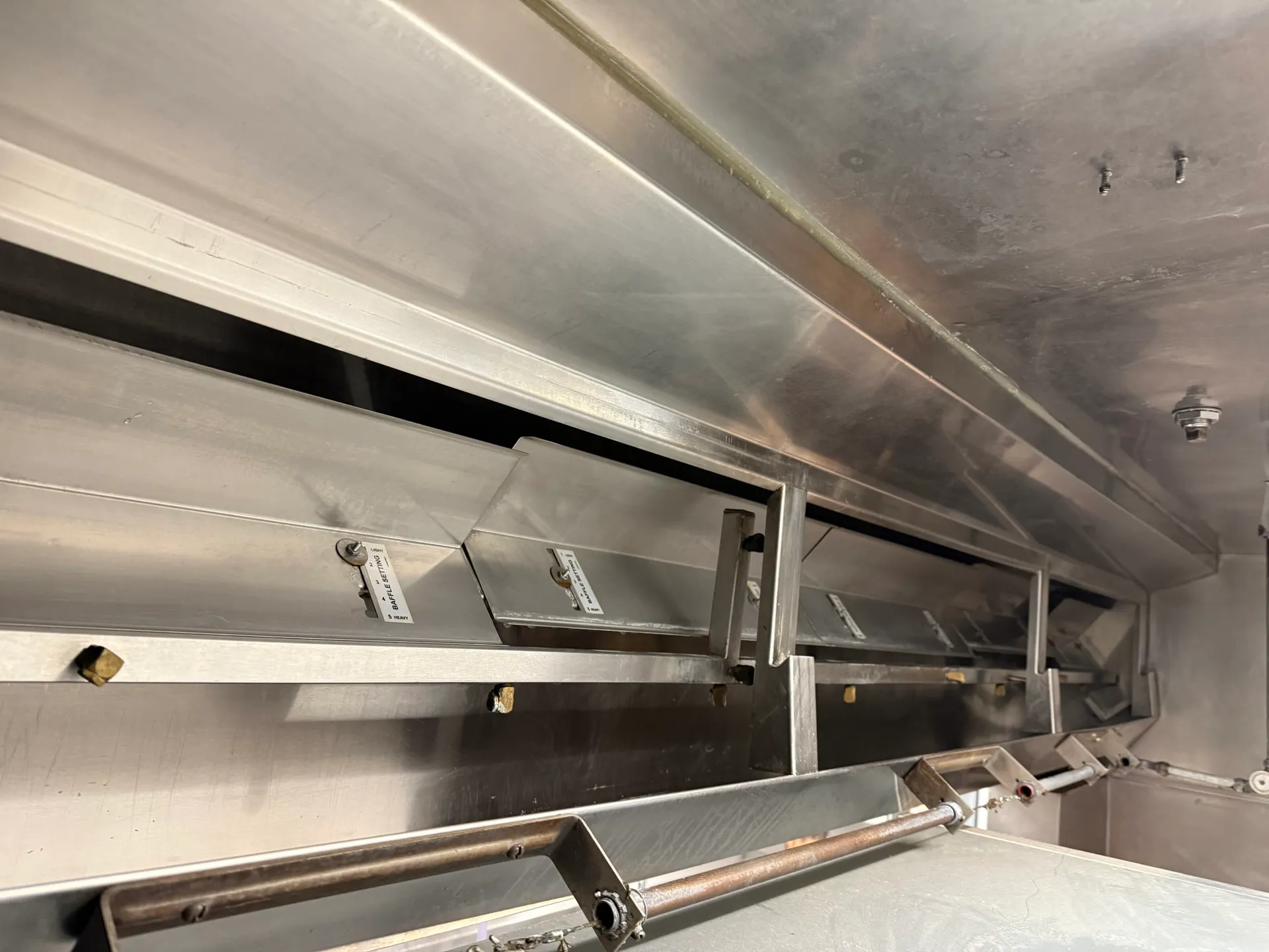 Hood Interior after cleaning